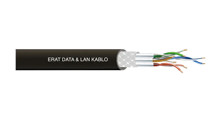 CAT 7A S/FTP 22 AWG 1000 MHz Outdoor Data Kablo