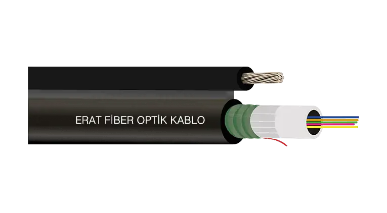 Figure 8 Type, SLT-SJCSA-PE Fiber Optik Kablo 7x Çelik Tel