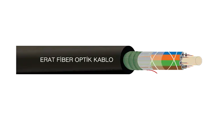 Çok Tüplü Fiber Kablolar SJCSA- Jelly - Glass İp - LSZH/HFFR